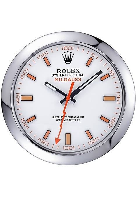 replica rolex milgauss wall clock
